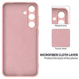 Samsung Galaxy S25 Plus Skal med Strap Silikon Rosa
