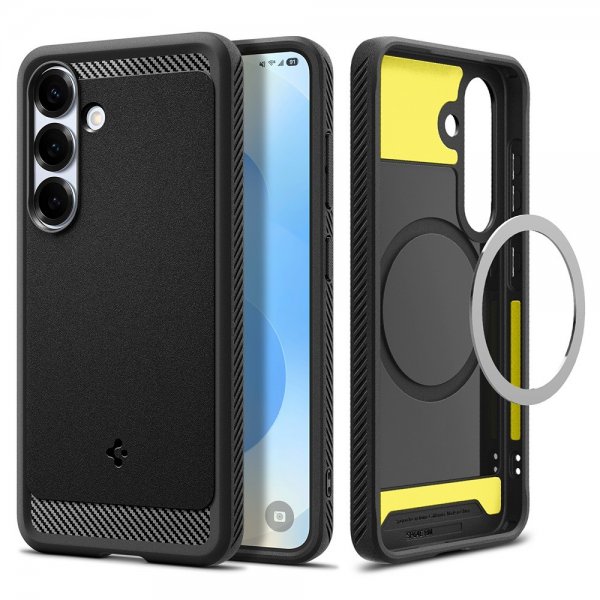 Spigen Samsung Galaxy S25 Plus Skal Rugged Armor MagFit Matte Black