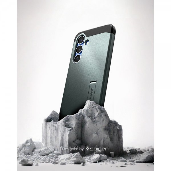 Spigen Samsung Galaxy S25 Plus Skal Tough Armor MagFit Abyss Green