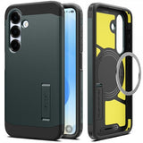 Spigen Samsung Galaxy S25 Plus Skal Tough Armor MagFit Abyss Green