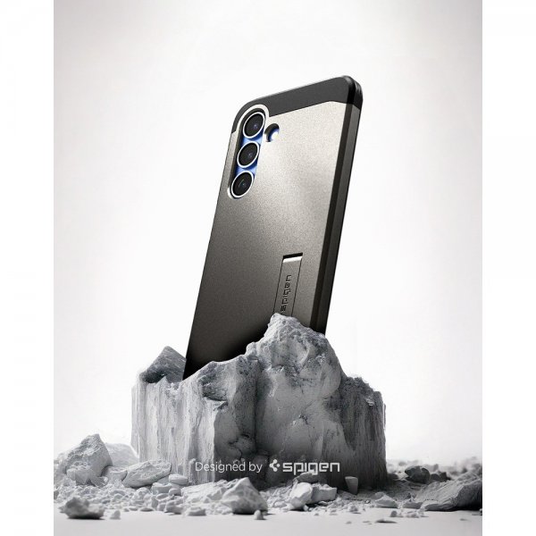 Spigen Samsung Galaxy S25 Plus Skal Tough Armor MagFit Gunmetal