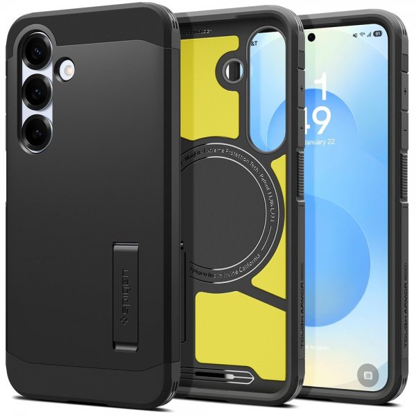 Spigen Samsung Galaxy S25 Plus Skal Tough Armor MagFit Svart