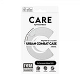 CARE by PanzerGlass Samsung Galaxy S25 Plus Skal Urban Combat MagSafe Vit