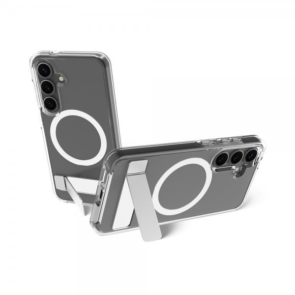 dbramante1928 Samsung Galaxy S25 Skal Iceland Pro Qi2 Kickstand Transparent