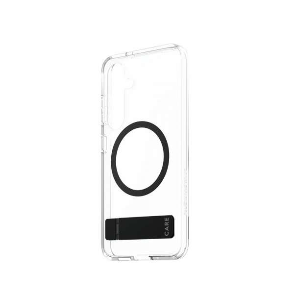 CARE by PanzerGlass Samsung Galaxy S25 Skal Kickstand MagSafe Svart
