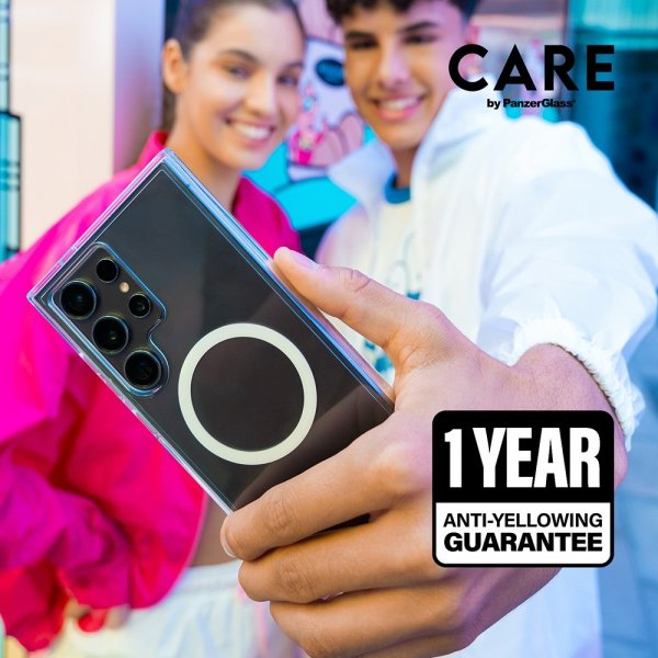 CARE by PanzerGlass Samsung Galaxy S25 Skal Kickstand MagSafe Svart