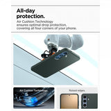 Spigen Samsung Galaxy S25 Skal Liquid Air Abyss Green