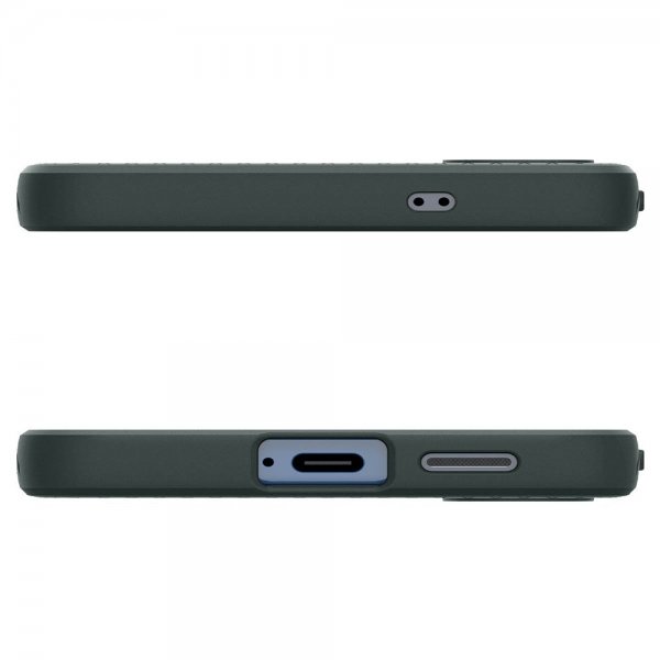Spigen Samsung Galaxy S25 Skal Liquid Air Abyss Green