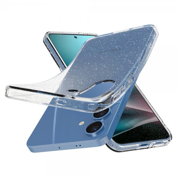 Spigen Samsung Galaxy S25 Skal Liquid Crystal Glitter Crystal Quartz