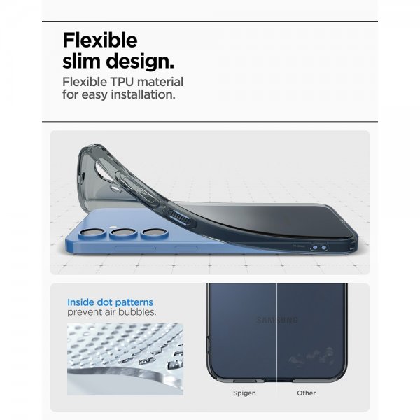 Spigen Samsung Galaxy S25 Skal Liquid Crystal Space Crystal