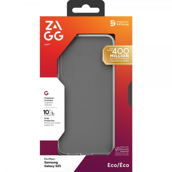 ZAGG Samsung Galaxy S25 Skal Luxe Transparent