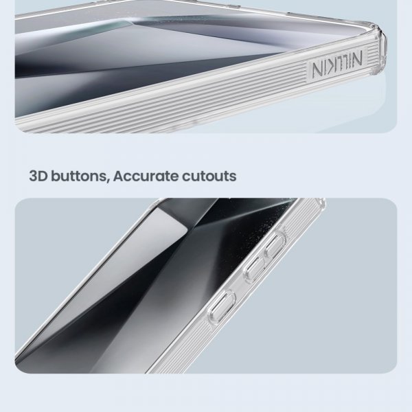 Nillkin Samsung Galaxy S25 Skal Nature Pro Series MagSafe Transparent