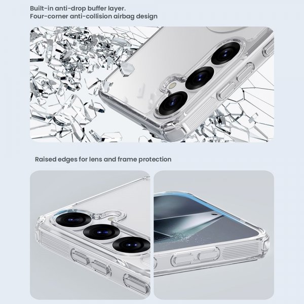 Nillkin Samsung Galaxy S25 Skal Nature Pro Series MagSafe Transparent