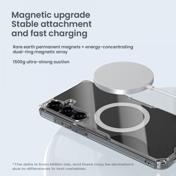 Nillkin Samsung Galaxy S25 Skal Nature Pro Series MagSafe Transparent