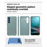 Spigen Samsung Galaxy S25 Skal Parallax MagFit Sage Green