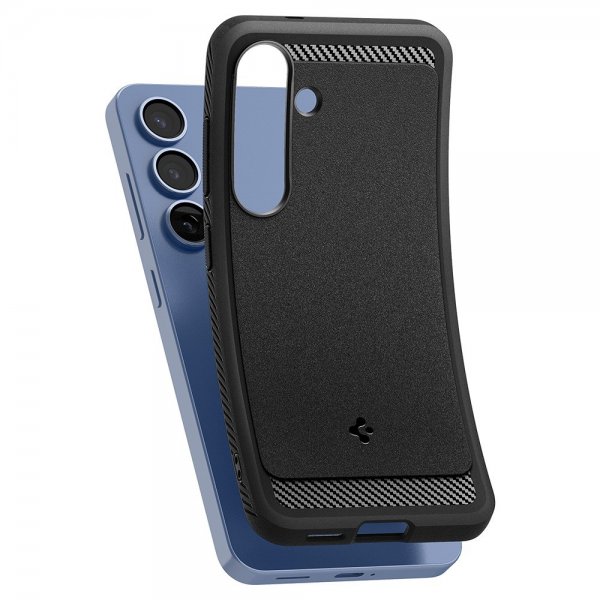 Spigen Samsung Galaxy S25 Skal Rugged Armor MagFit Matte Black