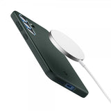 Spigen Samsung Galaxy S25 Skal Thin Fit MagFit Abyss Green