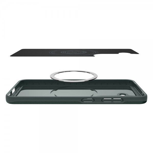 Spigen Samsung Galaxy S25 Skal Thin Fit MagFit Abyss Green