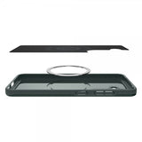 Spigen Samsung Galaxy S25 Skal Thin Fit MagFit Abyss Green