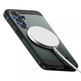 Spigen Samsung Galaxy S25 Skal Tough Armor MagFit Abyss Green