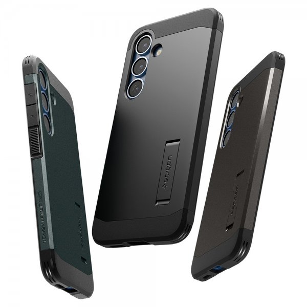 Spigen Samsung Galaxy S25 Skal Tough Armor MagFit Gunmetal