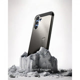 Spigen Samsung Galaxy S25 Skal Tough Armor MagFit Gunmetal