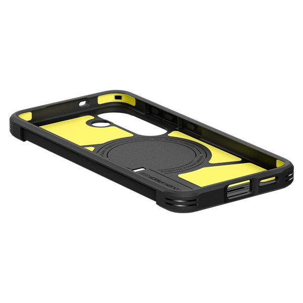 Spigen Samsung Galaxy S25 Skal Tough Armor MagFit Gunmetal