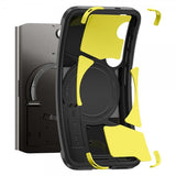 Spigen Samsung Galaxy S25 Skal Tough Armor MagFit Gunmetal