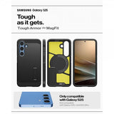Spigen Samsung Galaxy S25 Skal Tough Armor MagFit Svart