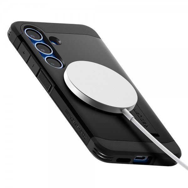 Spigen Samsung Galaxy S25 Skal Tough Armor MagFit Svart