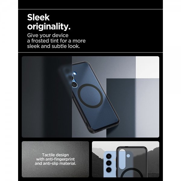 Spigen Samsung Galaxy S25 Skal Ultra Hybrid MagFit Frost Black