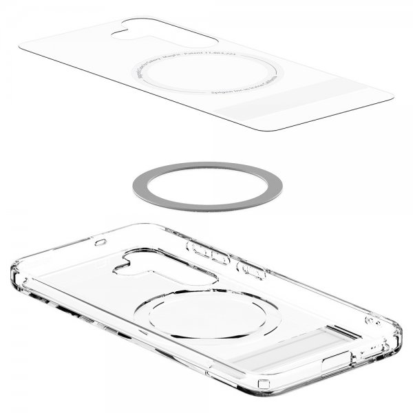 Spigen Samsung Galaxy S25 Skal Ultra Hybrid S MagFit Clear White