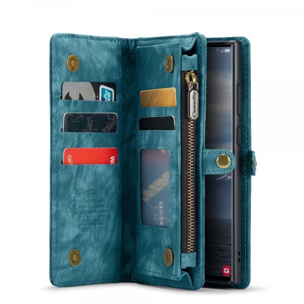 CaseMe Samsung Galaxy S25 Ultra Fodral 008 Series Löstagbart Skal Blå