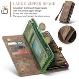 CaseMe Samsung Galaxy S25 Ultra Fodral 008 Series Löstagbart Skal Brun