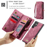 CaseMe Samsung Galaxy S25 Ultra Fodral 008 Series Löstagbart Skal Röd