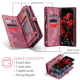 CaseMe Samsung Galaxy S25 Ultra Fodral 008 Series Löstagbart Skal Röd