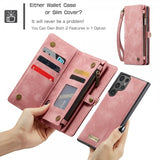 CaseMe Samsung Galaxy S25 Ultra Fodral 008 Series Löstagbart Skal Rosa