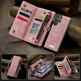 CaseMe Samsung Galaxy S25 Ultra Fodral 008 Series Löstagbart Skal Rosa