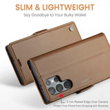 CaseMe Samsung Galaxy S25 Ultra Fodral 023 Series Brun