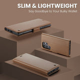 CaseMe Samsung Galaxy S25 Ultra Fodral 023 Series Brun