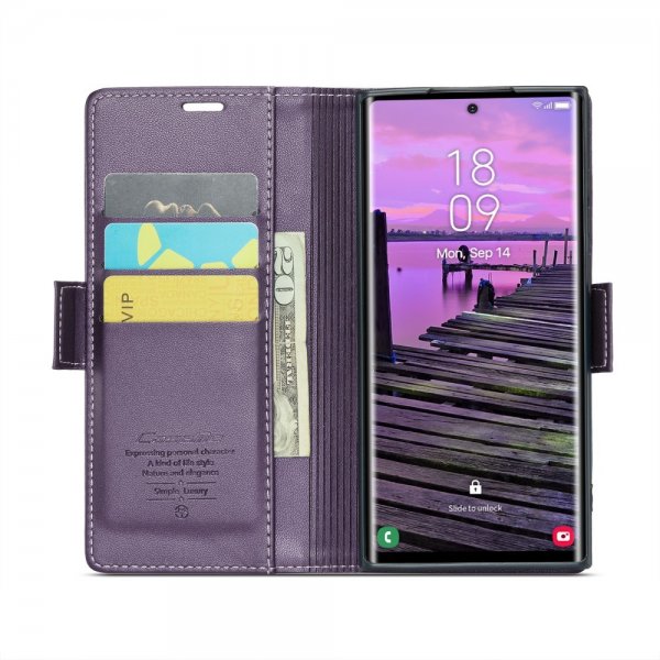CaseMe Samsung Galaxy S25 Ultra Fodral 023 Series Lila