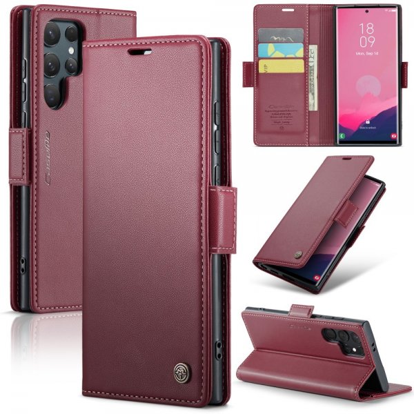CaseMe Samsung Galaxy S25 Ultra Fodral 023 Series Röd