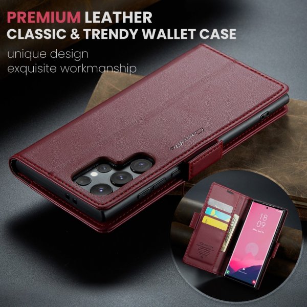 CaseMe Samsung Galaxy S25 Ultra Fodral 023 Series Röd