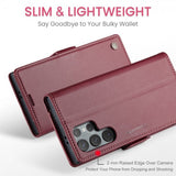 CaseMe Samsung Galaxy S25 Ultra Fodral 023 Series Röd