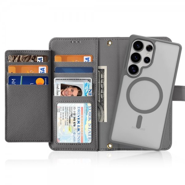 Dux Ducis Samsung Galaxy S25 Ultra Fodral 2-i-1 Lawa Series MagSafe Grå