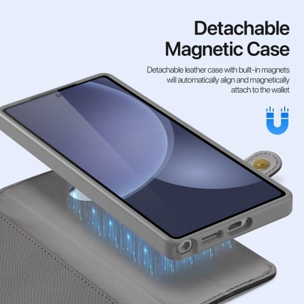 Dux Ducis Samsung Galaxy S25 Ultra Fodral 2-i-1 Lawa Series MagSafe Grå