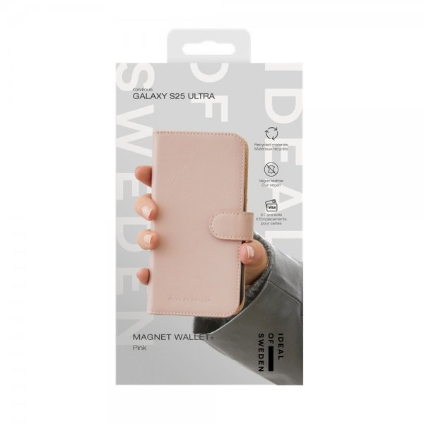 Ideal of Sweden Samsung Galaxy S25 Ultra Fodral Magnet Wallet+ Rosa