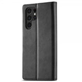 Lc.Imeeke Samsung Galaxy S25 Ultra Fodral med Kortfack Stativfunktion Svart