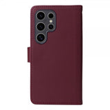 Betopnice Samsung Galaxy S25 Ultra Fodral med Löstagbart Skal 005 Röd