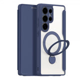 Dux Ducis Samsung Galaxy S25 Ultra Fodral Skin X Pro Series Kickstand MagSafe Blå